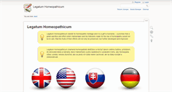 Desktop Screenshot of legatum.sk